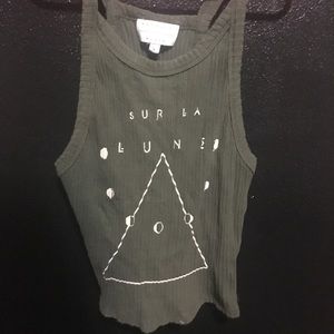 Kendall and Kylie Cropped tank top